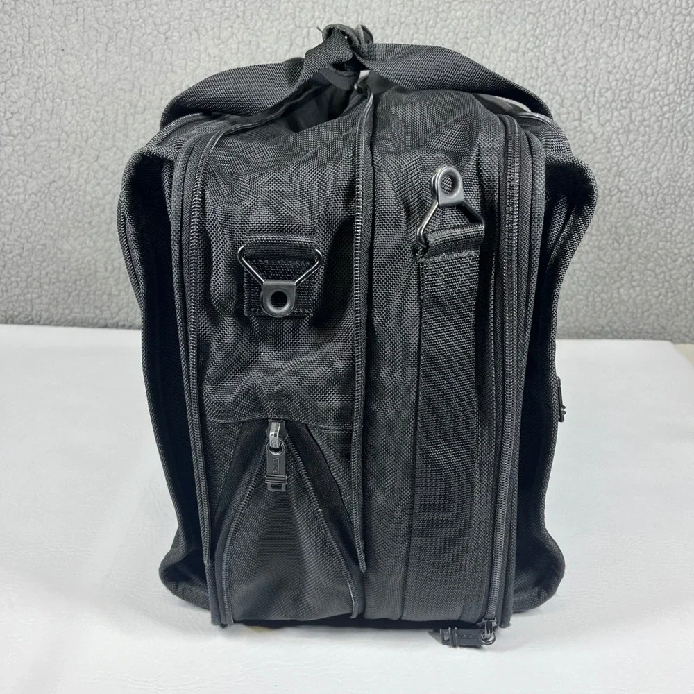 UMI Alpha 2 Expandable Organizer Laptop Briefcase Black Ballistic Nylon Carry On